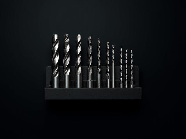 Set of assorted drill bits